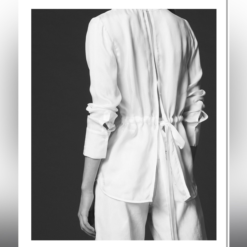 Sandro Tie Back Shirt NWT